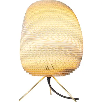 Lampička Graypants Stolní lampička Ebey z recyklovaného kartonu Dekor: Blonde GP2054-B