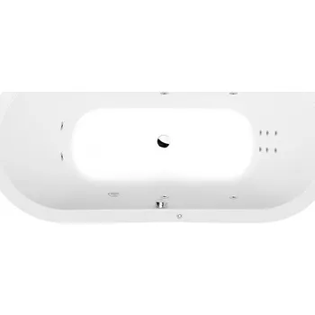 Polysan VIVA O HYDRO hydromasážní vana, 185x80x47cm, bílá