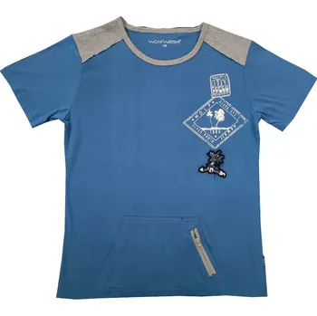 Chlapecké tričko Chlapecké triko Wolf S2403 - modrá Barva: Modrá, Velikost: 128