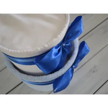 plenkový dort dortNEdort Dvoupatrový plenkový dort I. Modrá 52_MIM3