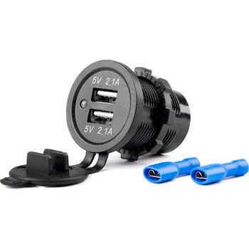 Nabíječka 2xUSB 12/24V MOD-04 - 02854