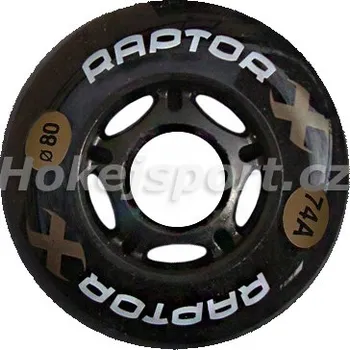 Kolečko k in-line bruslím Kolečka Raptor-X Hockey Indoor 60 mm/74A (4 ks)