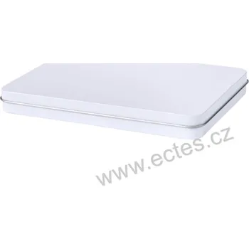 Dóza na potraviny WHITE plechová dóza 725 bílá lesk "A6"