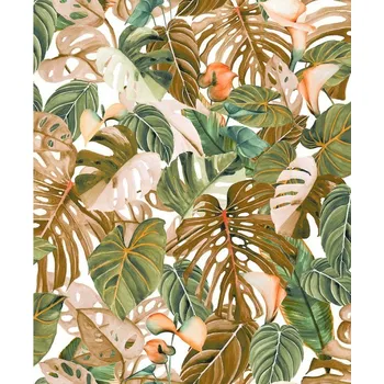 Tapeta Vliesová tapeta barevné palmové listy MA947413 / Tapety na zeď Spirit of jungle (0,53 x 10,05 m) Marburg