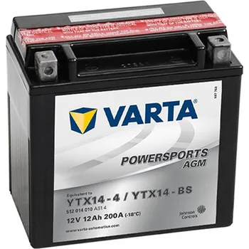 Auto-moto baterie Motobaterie VARTA YT14B-BS, 13Ah, 12V