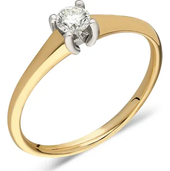 Prsten Lillian Vassago Zlatý prsten s brilianty 0,25 ct - 0,32 ct LLV81-DR025YW Velikost diamantu: 0,25 ct