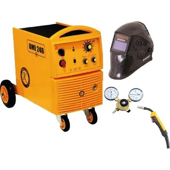 Svářečka Omicron OMI 246i 4-kladka + hořák 4m + red. ventil + kukla svařovací poloautomat MIG- MAG