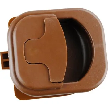 Nábytkové kování Lilie Nábytkový zaklapávací zámek Caravan III Barva: Hnědá