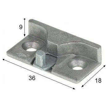 Příslušenství k oknu ROTO Uzávěr rám pro MV Rehau S730