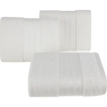 Osuška Bavlněná froté osuška s proužky ROSSI 70x140 cm, krémová, 500 gr Mybesthome