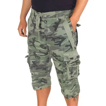 Pánské kraťasy Pánské maskáčové kraťasy Batiny bledé (Pánské kraťasy na turistiku, do města)