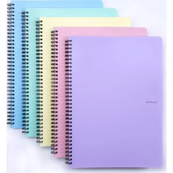 Blok Blok kroužkový PASTELINI - A4 / linka / modrá