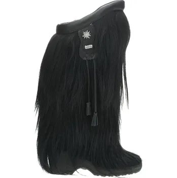 Dámská zimní obuv Dámské zimní boty Nis 715821 Stivale Pelliccia Capra Black