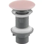 Isvea Umyvadlová výpust 5/4“, click-clack, keramická zátka, 20-70mm, růžová mat Salmon