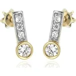 Zlatnictví U Kostela Zlaté náušnice se zirkony 2095ž 720377468