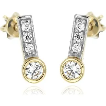 Náušnice Zlatnictví U Kostela Zlaté náušnice se zirkony 2095ž 720377468