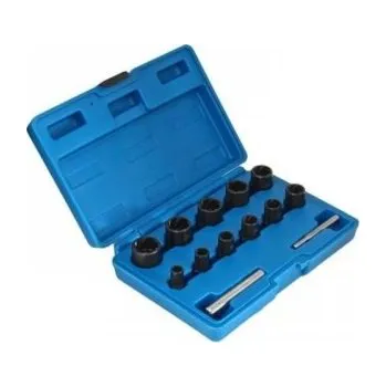 Klíč Sada nástavců pro uvolnění poškozených šroubů matic 8-21mm S-TS13X