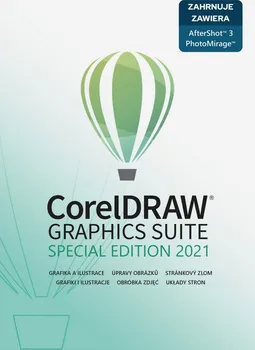 Grafický software Corel CorelDRAW Graphics Suite Special Edition 2021 CZ/PL digitální verze