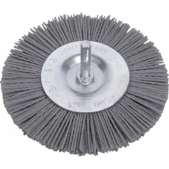 kartáč na vrtačku XTline XT22068 nylonový kartáč obvodový 75mm ZR80, stopka šestihran