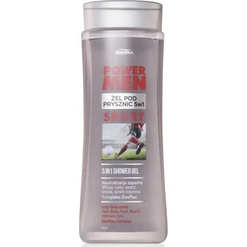 Sprchový gel Joanna Power Men sprchový gel 5 v 1 pro muže 300 ml