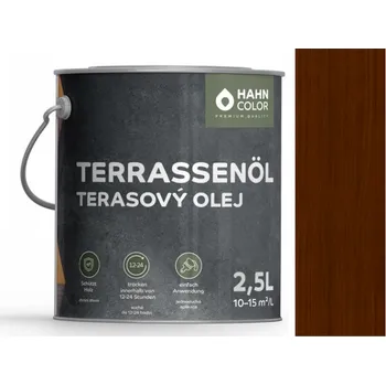 Olej na dřevo Hahn Color TERASOVÝ OLEJ TO-11 Týk - Teak Velikost balení: 0,75L