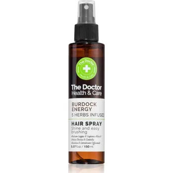 The Doctor Burdock Energy 5 Herbs Infused bezoplachový sprej na vlasy 150 ml