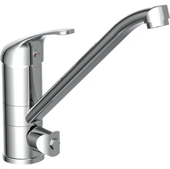 Vodovodní baterie SCHÜTTE kuchyňská baterie ULTRA, kuchyňská baterie s přípojkou pro myčku nádobí, kuchyňská baterie, chrom | 94800