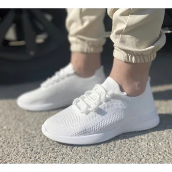 Dámské tenisky Krásné pohodlné bílé tenisky