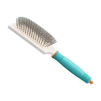 MoroccanOil Ionic Ceramic Thermal Paddle Brush XLPRO plochý ionizační kartáč Modro-bílá