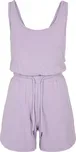 Ladies Short Sleeveless Modal Jumpsuit - lilac 5XL