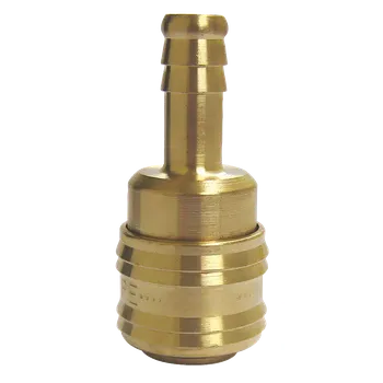Příslušenství ke kompresoru InAirCom Rychlospojka vzduchová hadicová zásuvka mosazná na hadici 9mm (3/8")