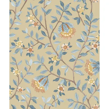 Tapeta Béžová květinová vliesová tapeta na zeď, B19902, Botanique, Ugepa
