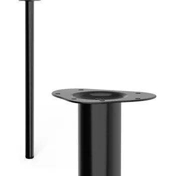 Stolová podnož Walteco Nábytková noha kulatá, průměr 60mm, výška 1100mm, černá