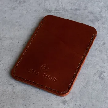 Peněženka KOŽENÁ PENĚŽENKA PULL TAB- HNĚDÁ Vidra Brand