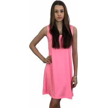 Dámské šaty Šaty bez rukávu Fashion Barva: ružová