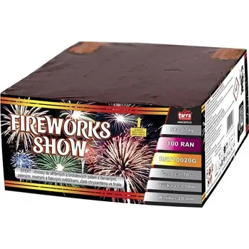 Zábavní pyrotechnika TARRA Ohňostroj baterie výmetnic - fireworks show 100 ran
