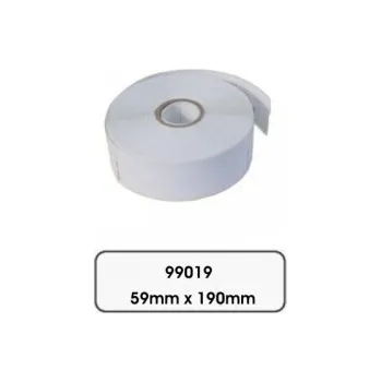 Pásek do tiskárny Kompatibilní papírové štítky pro Dymo 99019, 59mm x 190mm, 110ks, bulk
