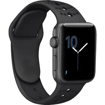 Řemínek na hodinky BSTRAP | BStrap Silicone Sport reminek na Apple Watch 38/40/41mm, Black (SAP007C01)
