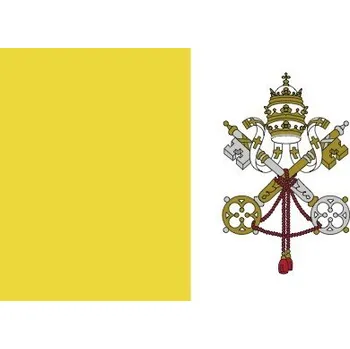 Vlajka Vatikán vlajka - 100 x 150 cm - tunel, karabina