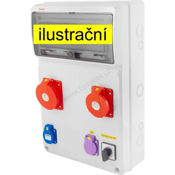 modulární přístroj a rozvaděč v901-6kA - ZSFT11002000.1 /3952 Zásuvková skříň IP44 jištěná s chráničem 63/4/003