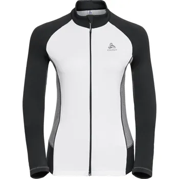 Dámská mikina Mikina funkční Odlo full zip 528211 Velikost: 42 bílá / černá