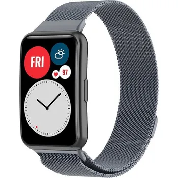 Příslušenství k chytrým hodinkám Kovový Pásek Na Huawei Watch Fit / Fit 2 Barva: Šedá, Velikost: Fit