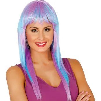 Karnevalový kostým Guirca Paruka modrofialová