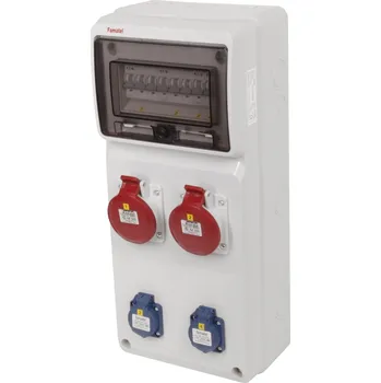 modulární přístroj a rozvaděč v4443 - ZSF20200000.0 /3951 Zásuvková skříň IP44 jištěná bez chrániče