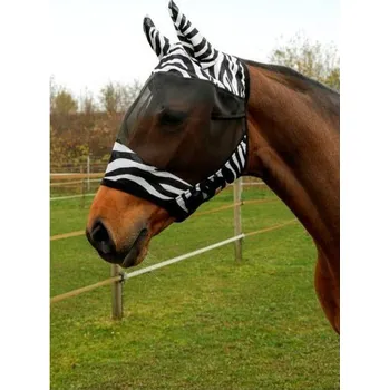 Koňská maska proti hmyzu maska proti hmyzu Zebra velikost: cob