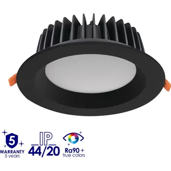 Kanlux LED vestavné svítidlo TIBERI PRO 40W černé IP44 35675