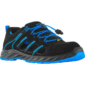 Pracovní obuv VM Footwear Obuv VM MONTANA 2215-S1PESD, sandál, s plastovou tužinkou a kevlarovou planžetou 2215-S1PESD/44 44 Černá/modrá