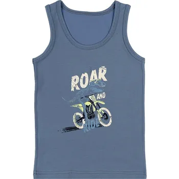 Nátělník EVONA a.s. Chlapecký nátělník se širokými ramínky E modrá - TILKO CHL E MODRÁ 134