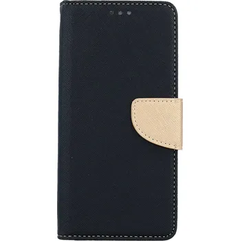 Pouzdro na mobilní telefon Pouzdro Xiaomi Redmi Note 12 Pro 5G knížkové černo-zlaté (kryt neboli obal na Xiaomi Redmi Note 12 Pro 5G)