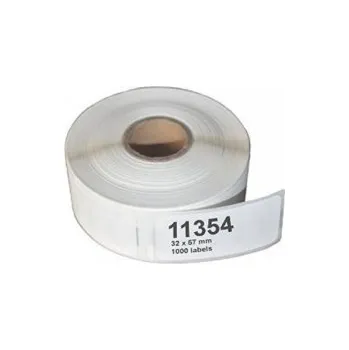 Pásek do tiskárny Kompatibilní papírové štítky pro Dymo 11354, 57mm x 32mm, 1000ks, bulk